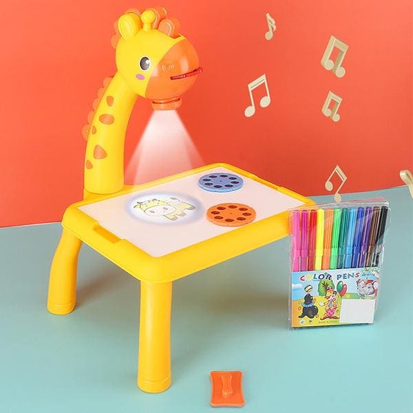 Mesa Mágica – Projetor LED para Desenhos com Diversão Iluminada!